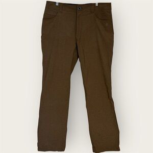 Born Primitive Traverse Pants Brown Performance Utility Pants - Size 36X33